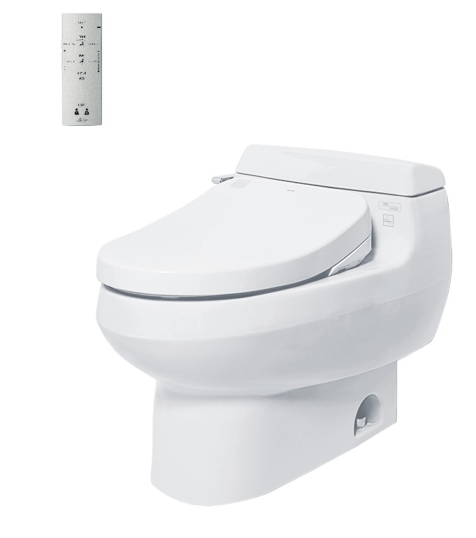 BÀN CẦU MỘT KHỐI TOTO MS688W4 KÈM NẮP RỬA ĐIỆN TỬ WASHLET TCF4731A (220V)