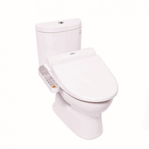 BÀN CẦU HAI KHỐI TOTO CS325DRW3 KÈM NẮP RỬA ĐIỆN TỬ WASHLET TCF6411A (220V)