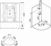 PHÒNG XÔNG HƠI ƯỚT NGỌC TRAI GOVERN JS-109P