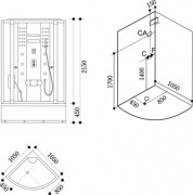 PHÒNG XÔNG HƠI ƯỚT NGỌC TRAI GOVERN JS-103P-BV