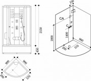 PHÒNG XÔNG HƠI ƯỚT NGỌC TRAI GOVERN JS-101P-BV