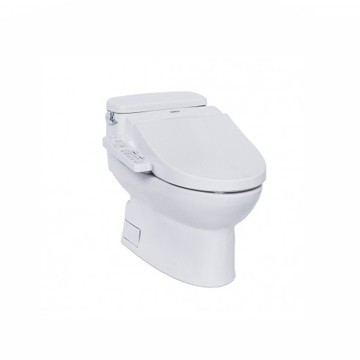 BÀN CẦU MỘT KHỐI TOTO MS884W7 KÈM NẮP RỬA ĐIỆN TỬ WASHLET TCF6631A (220V)