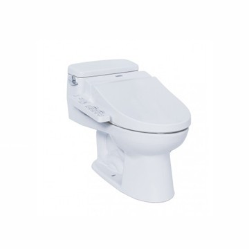 BÀN CẦU MỘT KHỐI TOTO MS864W7 KÈM NẮP RỬA ĐIỆN TỬ WASHLET TCF6631A (220V)