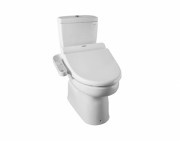 BÀN CẦU HAI KHỐI TOTO CS350DW7#W KÈM NẮP RỬA ĐIỆN TỬ WASHLET TCF6631A (220V)