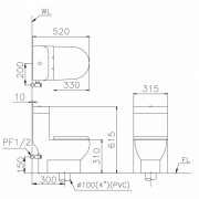 BVKT-BÀN CẦU TRẺ EM MỘT KHỐI CAESAR C-1352