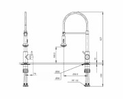 VÒI BẾP NÓNG LẠNH ROYAL RKSM30-BVKT