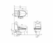 NẮP BÀN CẦU ĐIỆN TỬ ROYAL RB1170-BVKT