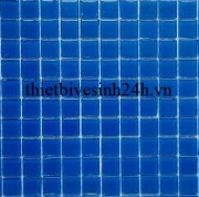 Gạch mosaic thủy tinh đơn màu 25x25x4