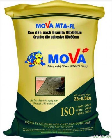 MOVA MTA-FL - VỮA KEO TRỘN SẴN, CÓ ĐỘ BÁM DÍNH TỐT